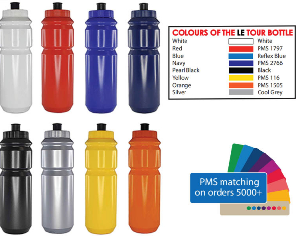 Le tour sports water bottle in a capacity of 800ml