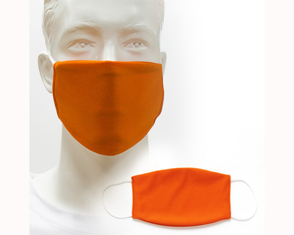 PPE - 026 Orange Masks Moisture Wicking Fabric